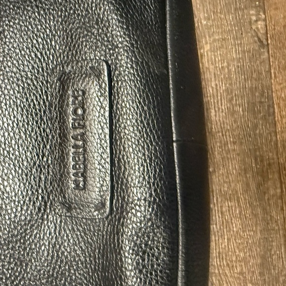 Isabella Fiore large black leather tote EUC-GUC minor wear on straps - Picture 2 of 16